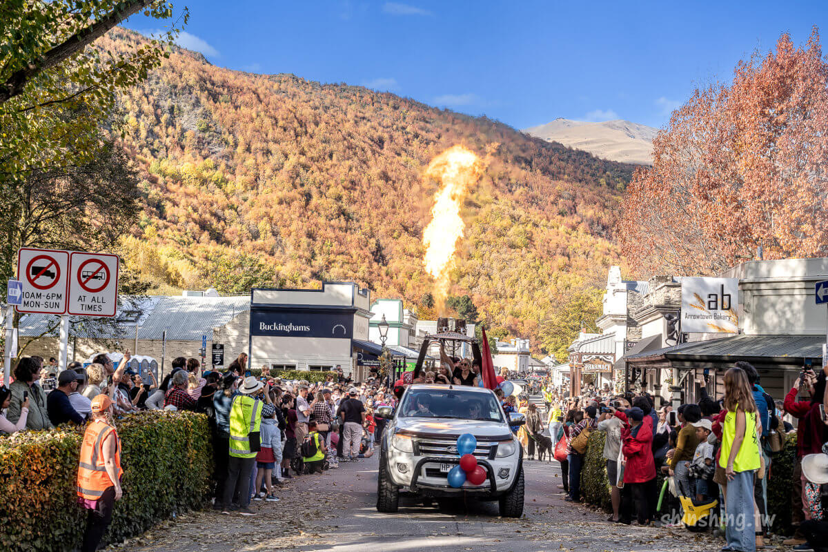 箭鎮金秋節 Arrowtown Autumn Festival,Buckingham Street 露天市集與金黃楓葉