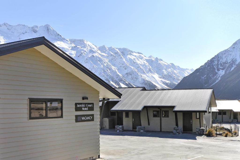 Aoraki Court Motel Mt Cook Village 內庫克山補給汽車旅館