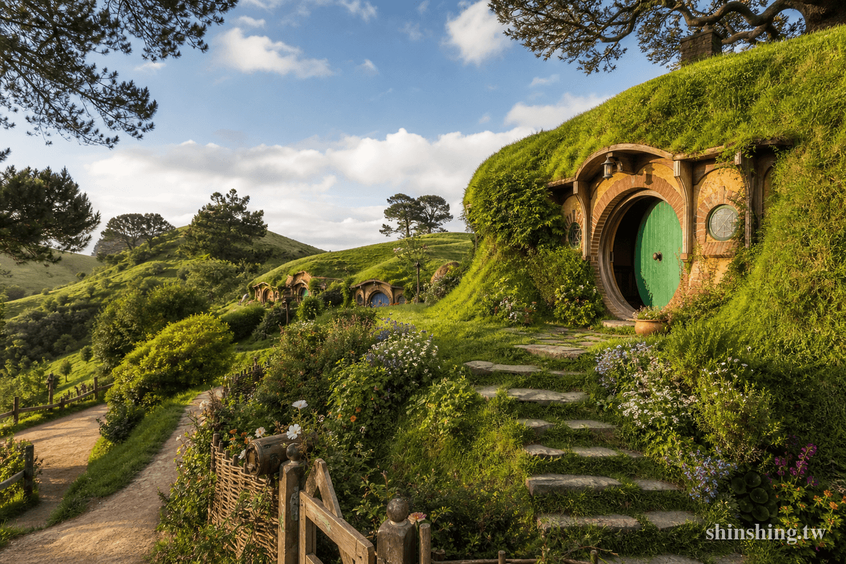Hobbiton 霍比特村 Bag End 綠門哈比人洞穴