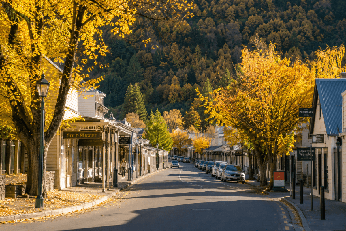 秋季箭鎮 Buckingham Street 金黃街景
