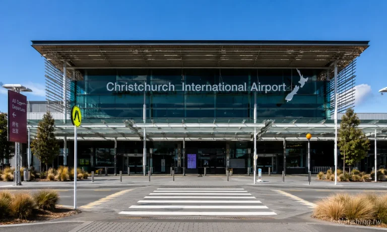 紐西蘭 基督城 機場 International Terminal 正面