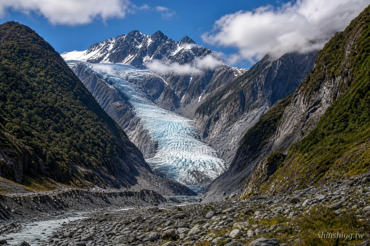 福克斯冰川 Fox Glacier 河谷與冰川景觀