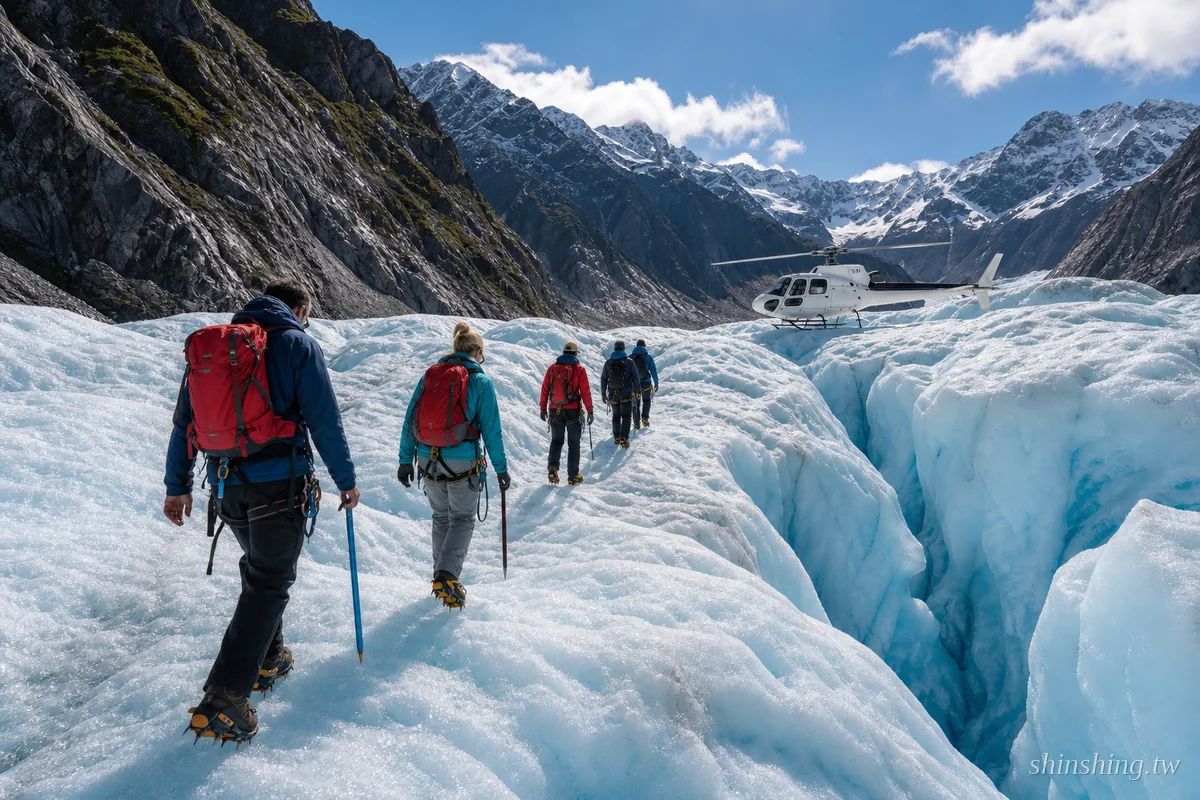 Franz Josef Heli-Hike 直升機冰川健行體驗