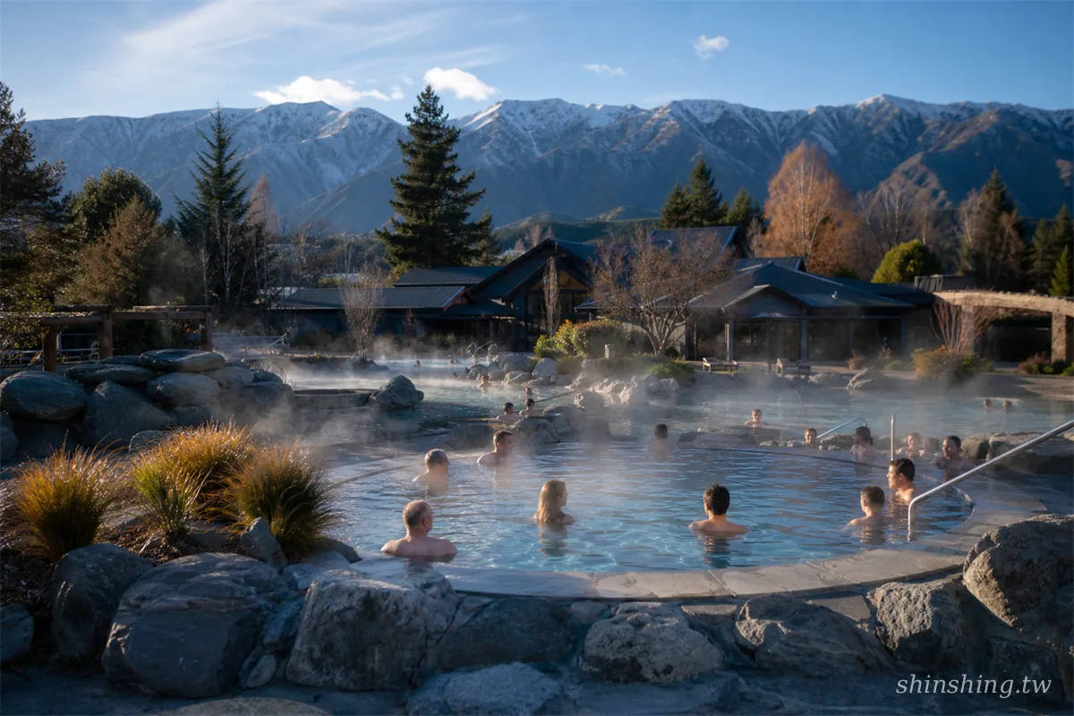 Hanmer Springs Thermal Pools 主池區