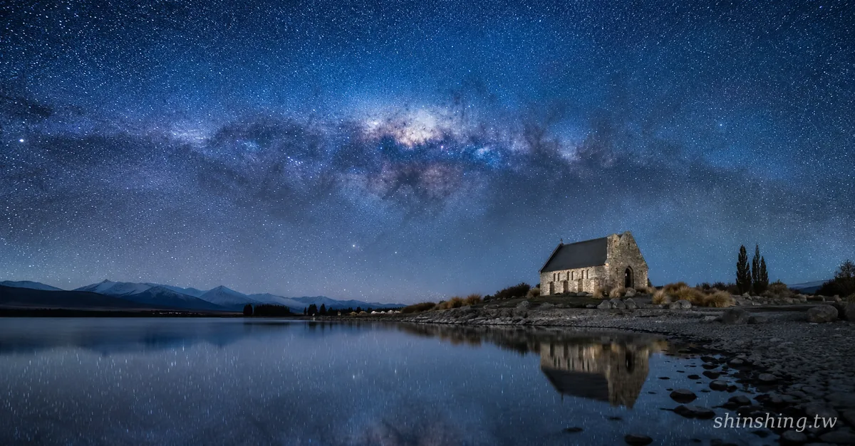 Aoraki Mackenzie 暗空保護區蒂卡波銀河全景