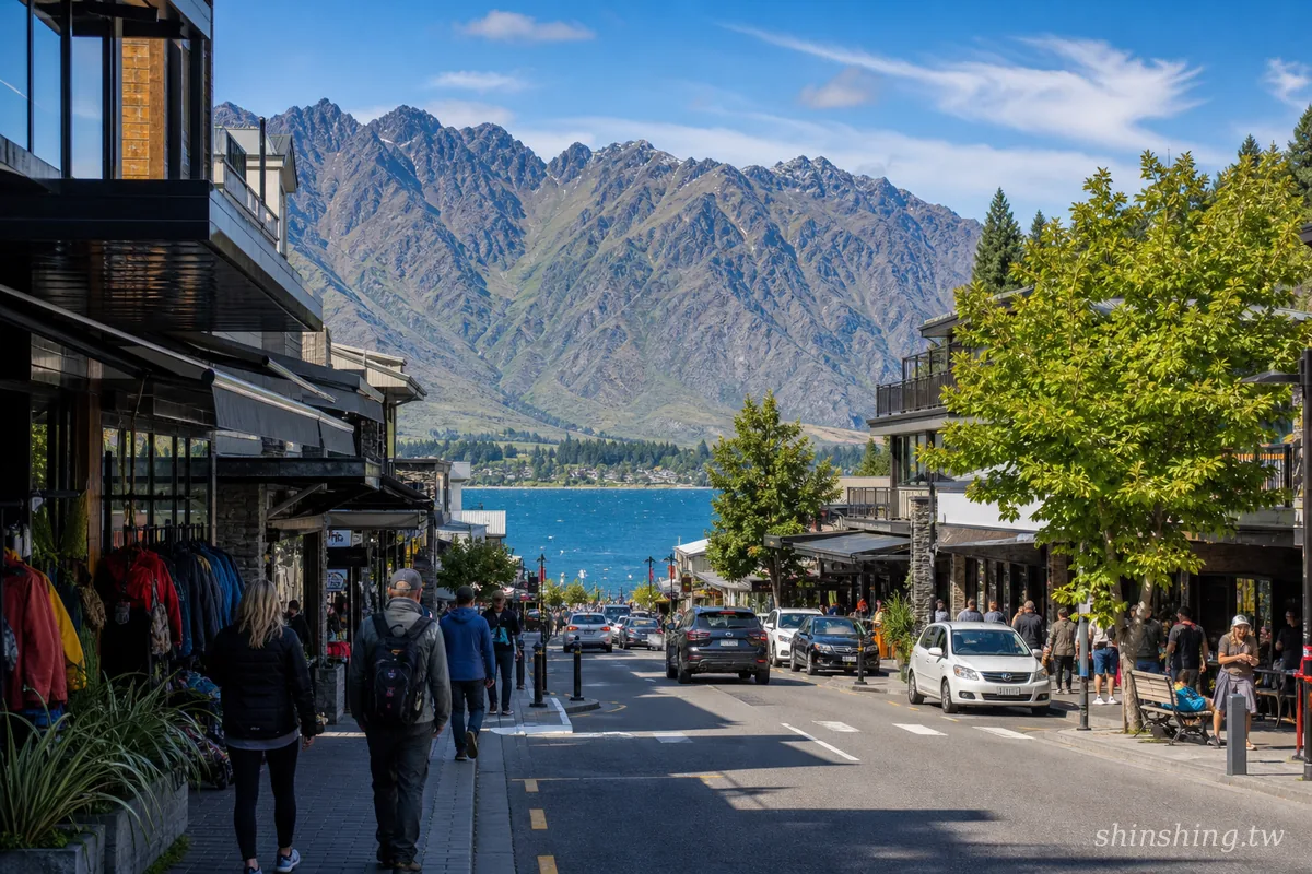 紐西蘭街頭,英文標示清楚,學幾句在地用語旅程更順