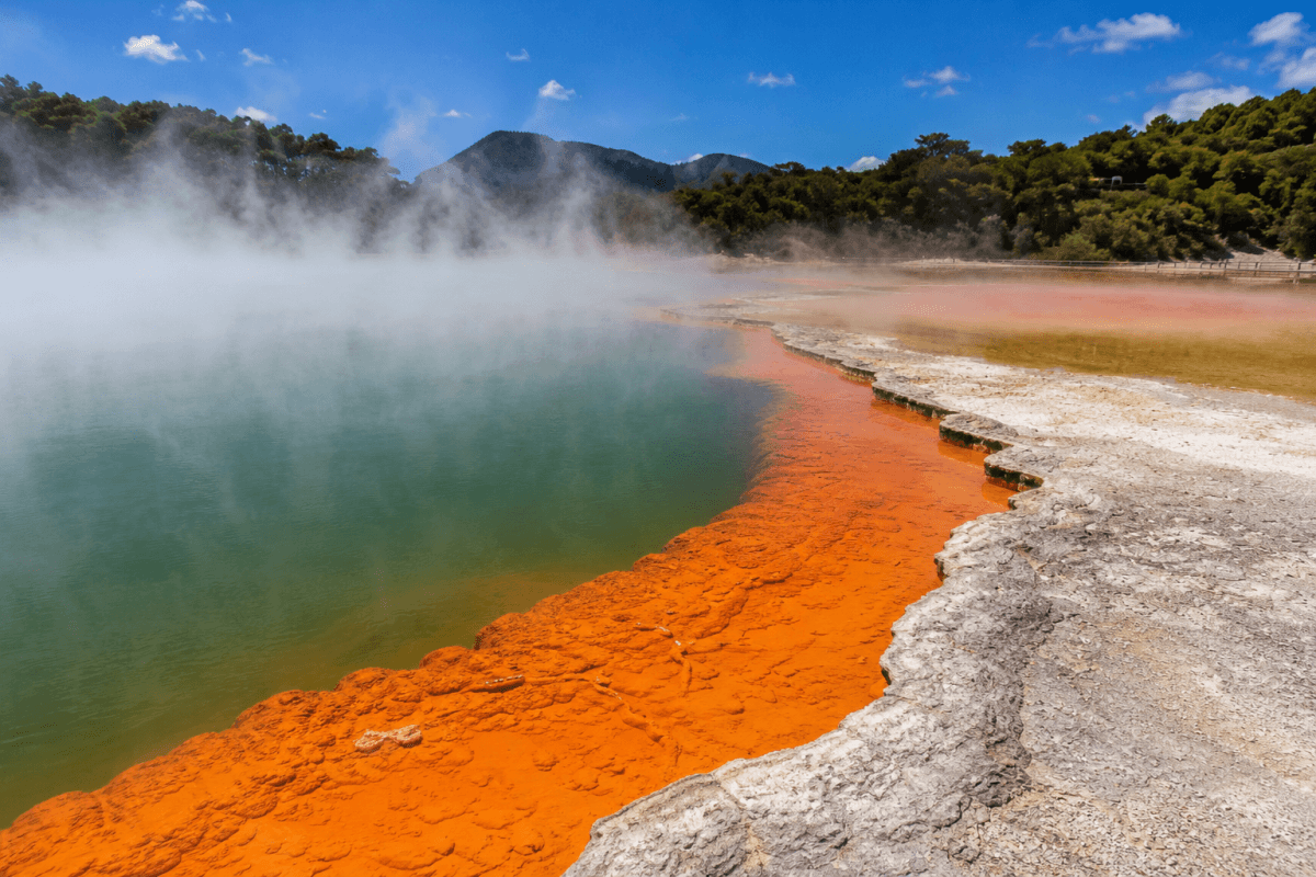 Wai-O-Tapu 香檳池地熱景觀