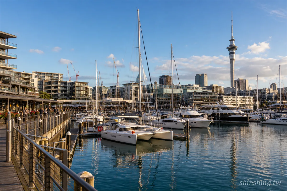 奧克蘭 Viaduct Harbour 帆船碼頭遊艇