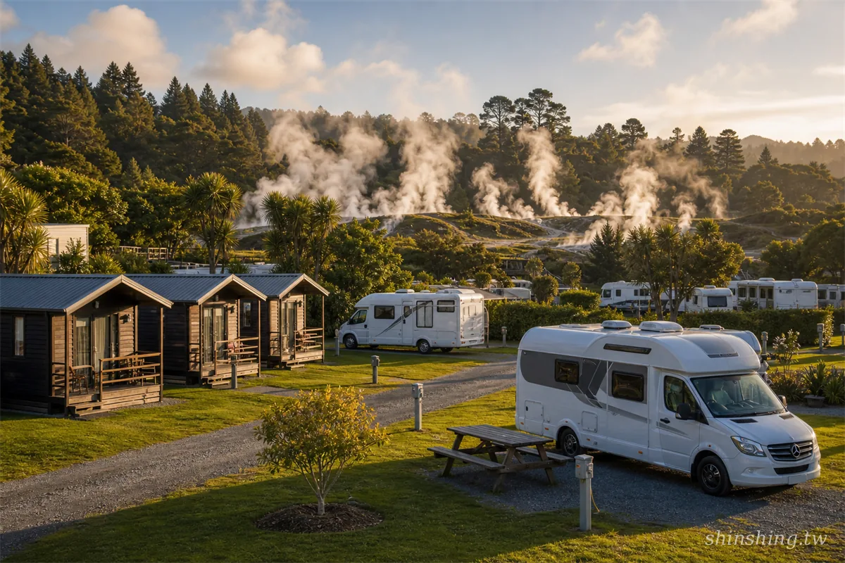 羅托魯瓦地熱 Holiday Park 住宿