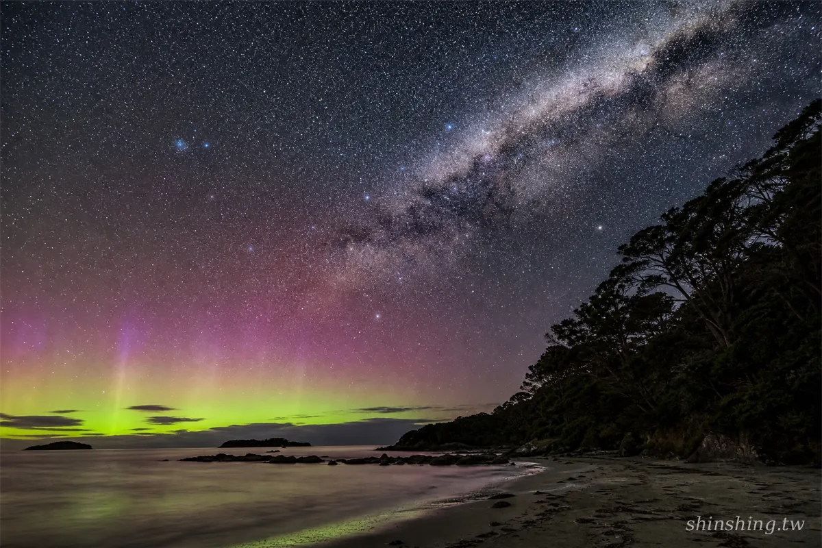 紐西蘭 Stewart Island 南極光