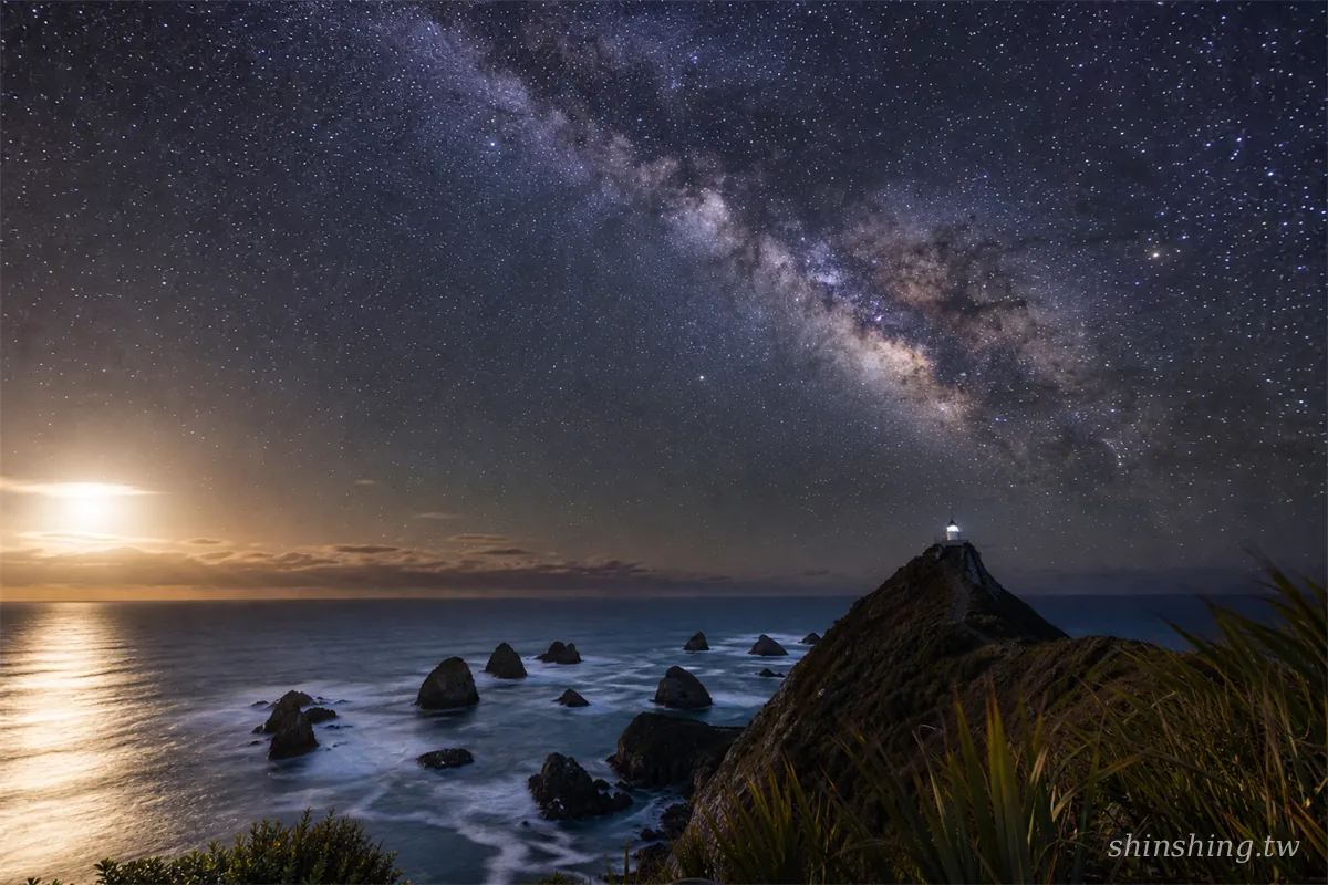紐西蘭 The Catlins Nugget Point 燈塔星空