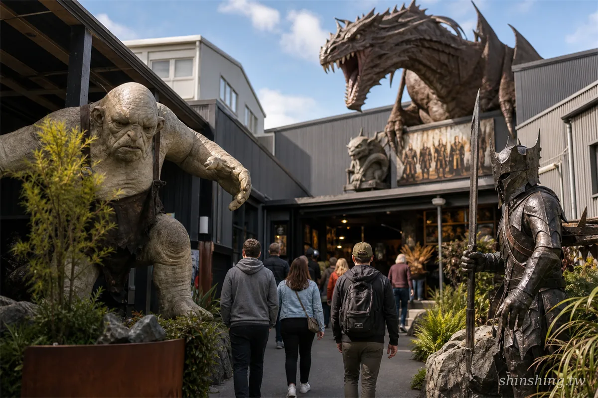 Weta Workshop 魔戒道具與特效工作室導覽場景