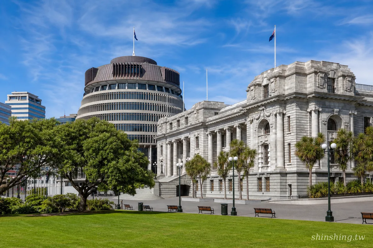 威靈頓國會蜂巢大廈 Beehive 與國會建築群